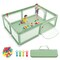 Gymax   Baby Playpen Extra-Large Safety Baby Fence w/ Ocean Balls and Rings